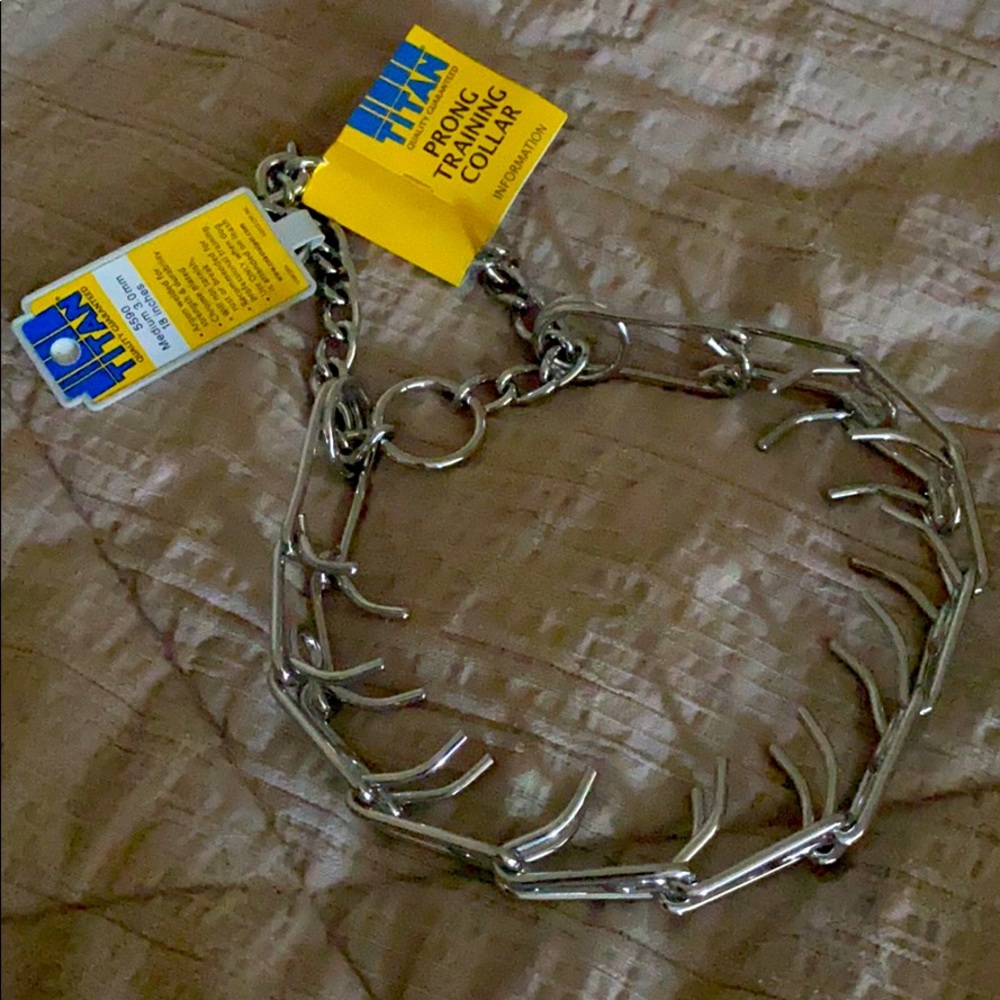 18” Prong Training Collar for Dogs